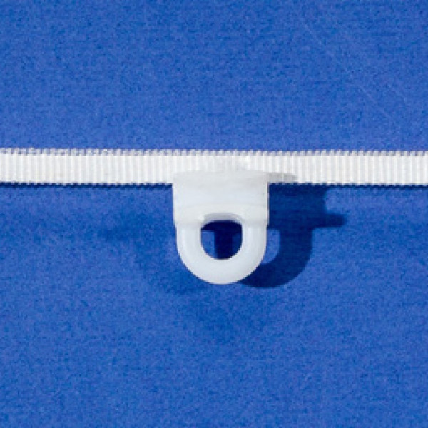 Лента с плоскими бегунками для шины 6мм (расстояние между бегунками 80 мм)