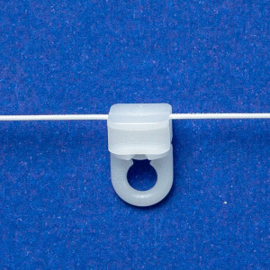 Шнур с вращающимися  бегунками 6 мм для шины SP25 (расстояние между бегунками 80 мм)