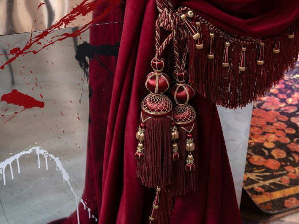 Бахрома 1716 коллекция Fiber, бахрома 1101 коллекция Chelsea, бахрома 1005, подхват 1003 коллекция Ajour