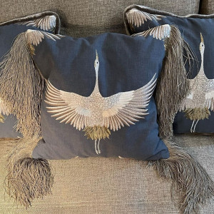 Бахрома 1714 коллекция Gatsby и шнур 1703 коллекция Soft