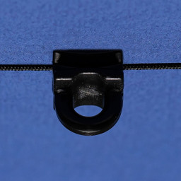 Шнур с бегунками 6 мм для шины черный SP25 (расстояние между бегунками 80 мм)